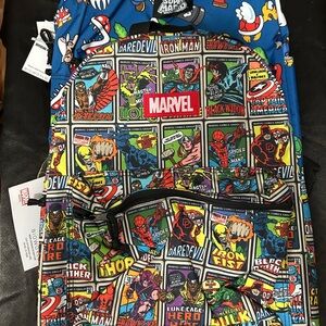 Marvel Superhero Comic Panel Backpack (set of 2)